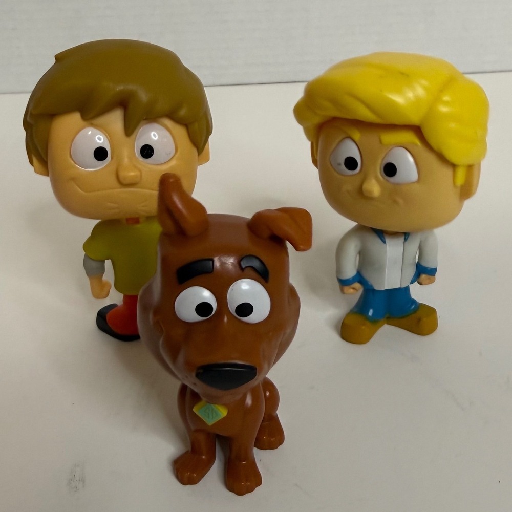 McDonalds 2021 Bobble Head Happy Meal Toy Lot Scooby-Doo Shaggy Fred Figures
